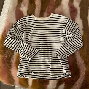 Zara long sleeve striped shirt